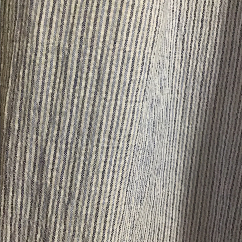 A New Day Blue striped top with Flowy Design - Picture 4 of 9